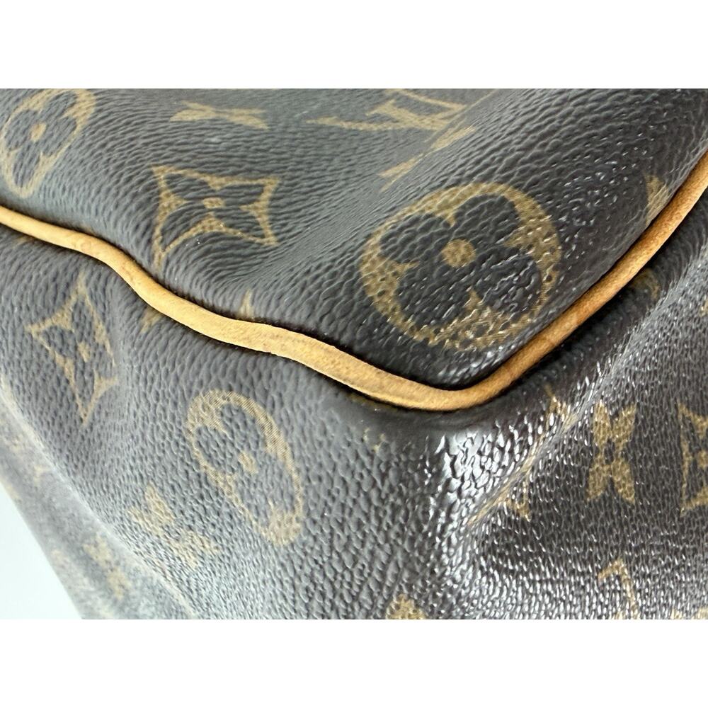 Louis Vuitton Monogram Speedy 35 Bag in Brown Coated Canvas 2006 S - Picture 4 of 16